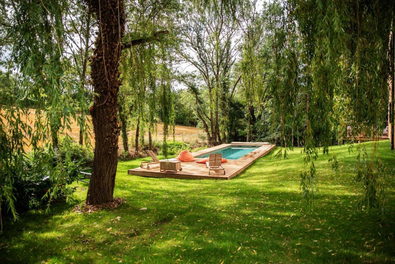 Dans Les Arbres Bed and Breakfast Lanta Exterior foto