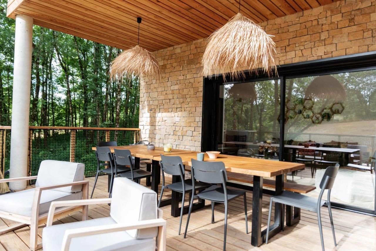Dans Les Arbres Bed and Breakfast Lanta Exterior foto